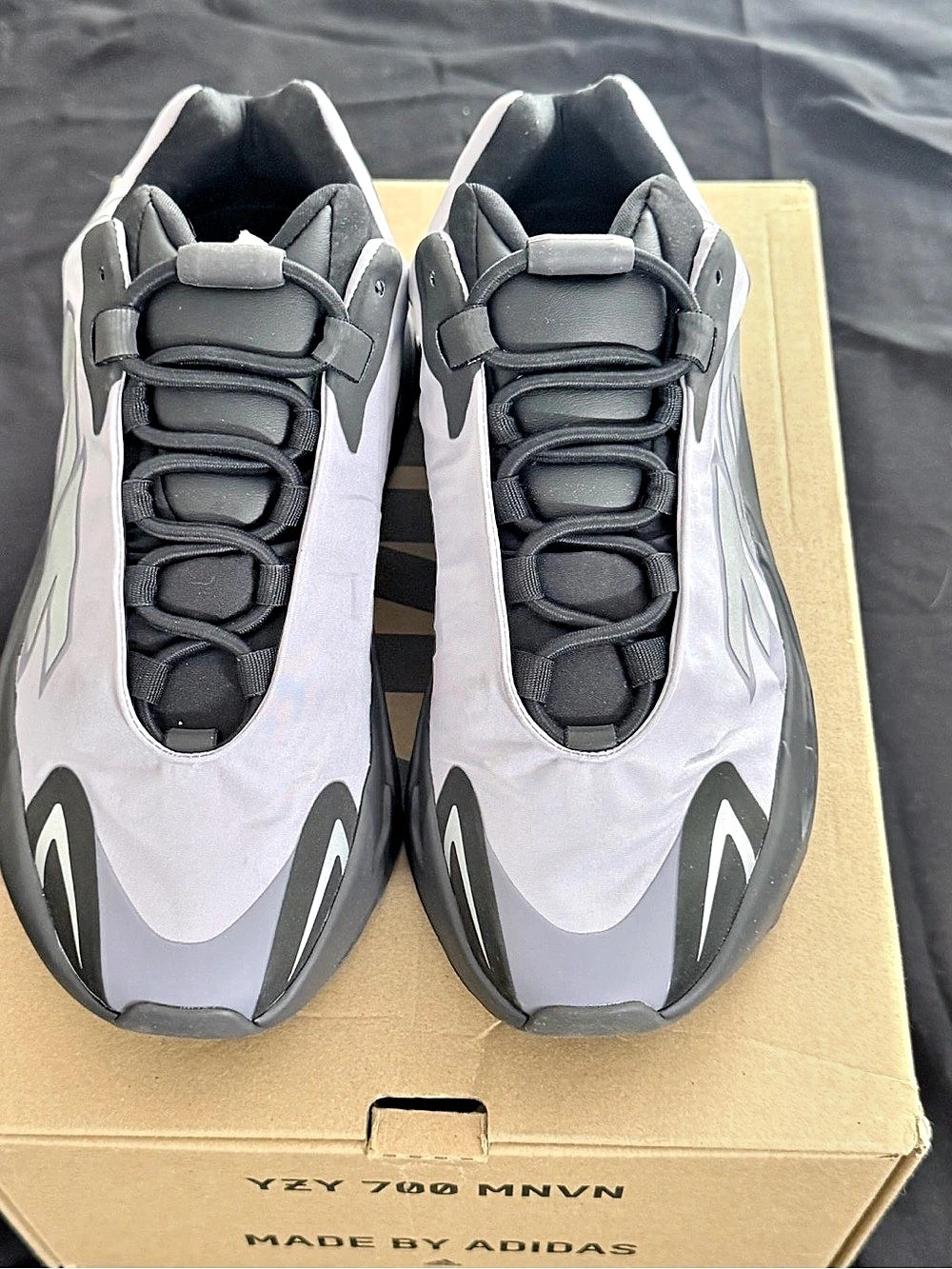adidas YZY 700 MNVN Sneakers Gray & Black US 8